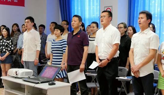 說明:2016藝術學院入黨儀式8