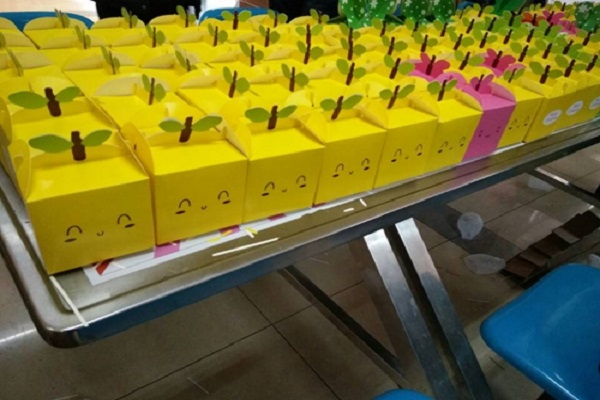 包裝完成的蘋果