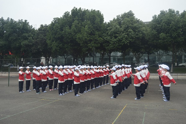 軍訓(xùn)現(xiàn)場