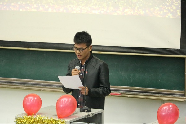 優秀學生代表張萬茂分享學習經驗