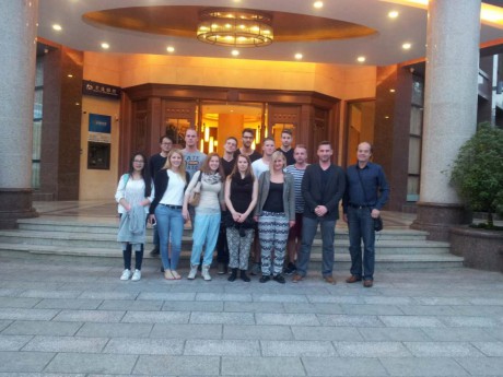 德國科隆萊茵應用技術大學訪問團合影