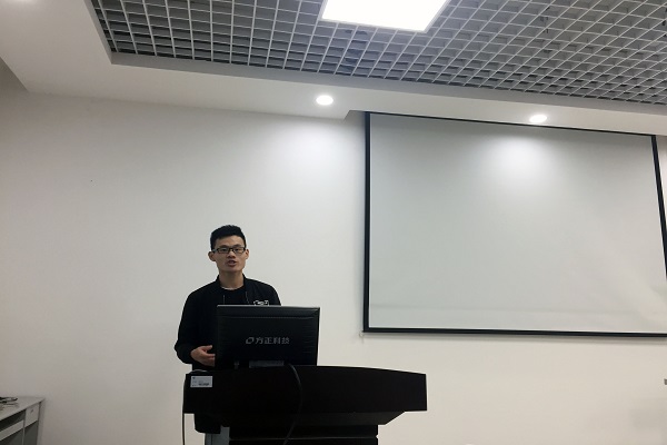 入黨積極分子車正強進行匯報