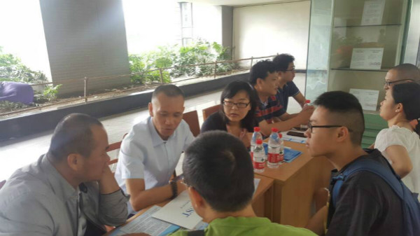 招生交流會(huì)現(xiàn)場(chǎng)