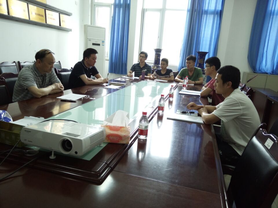 研究生黨支部發展黨員答辯現場