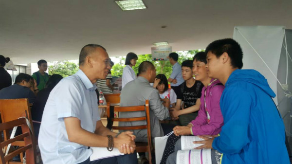 招生交流會(huì)現(xiàn)場(chǎng)