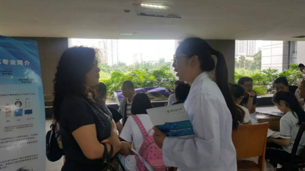 招生交流會(huì)現(xiàn)場(chǎng)