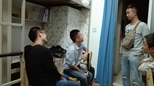 學長與學弟們交流